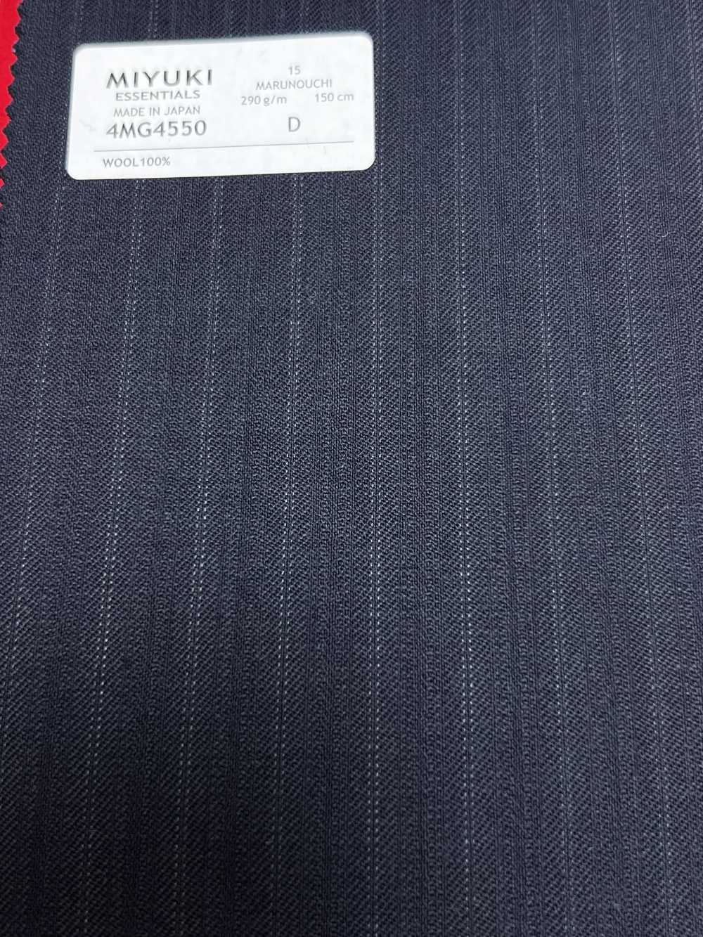 4MG4550 26AW MARUNOUCHI Sarja Risca Azul-Marinho[Têxtil] Fábricas De Lã Miyuki