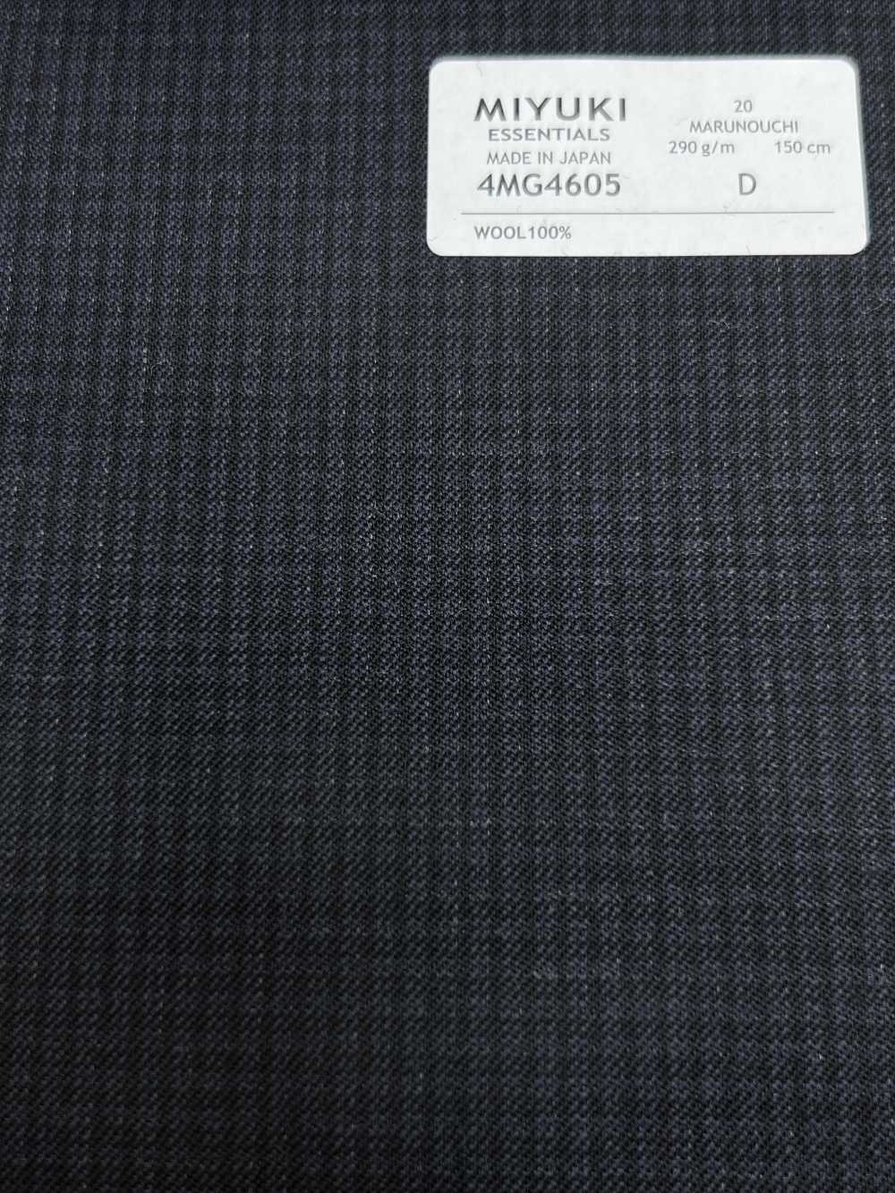 4MG4605 26AW MARUNOUCHI Sarja Xadrez Azul-Marinho[Têxtil] Fábricas De Lã Miyuki