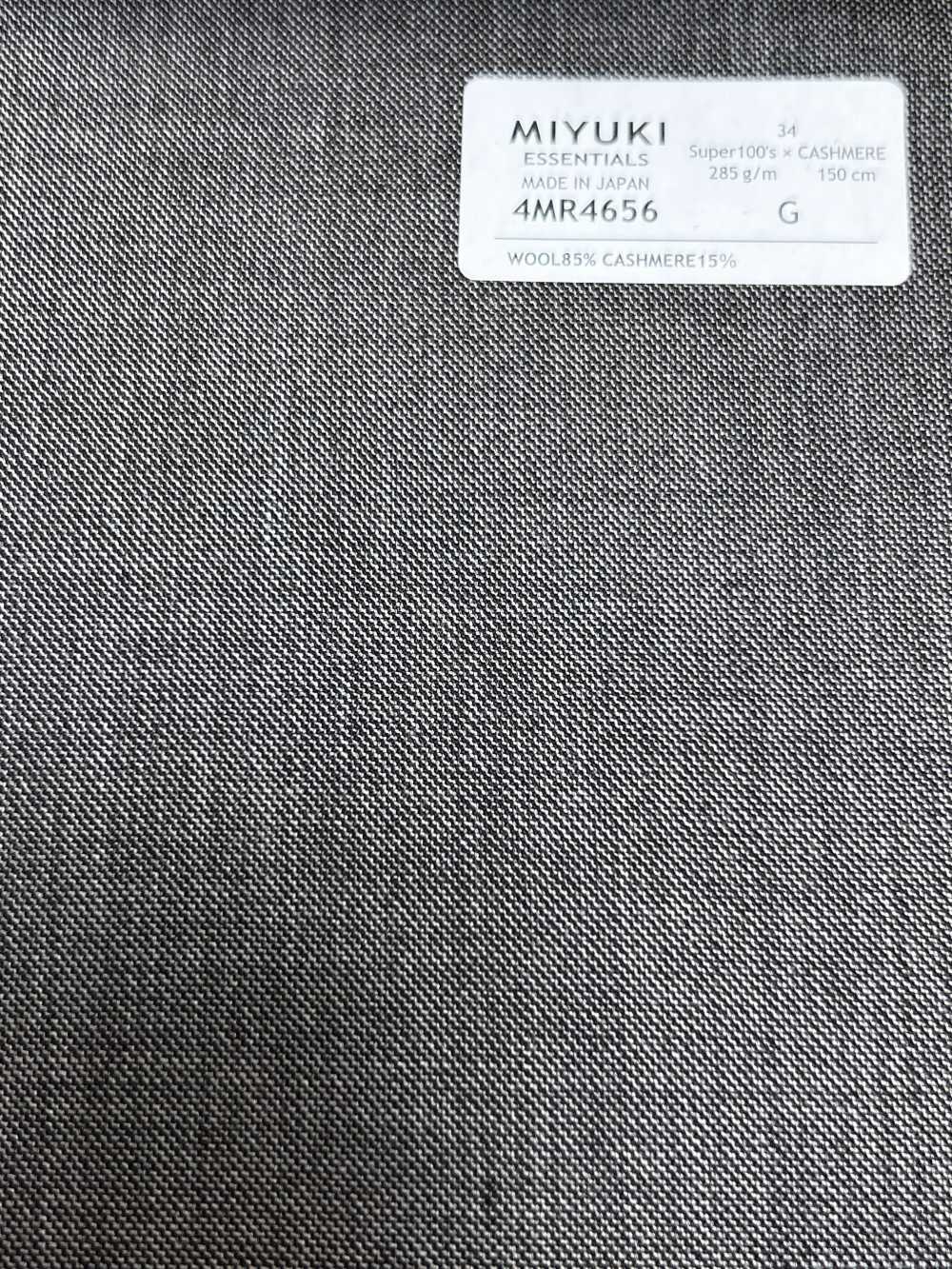 4MR4656 26AW Super100's × Caxemira Castanho claro Sem padrão[Têxtil] Fábricas De Lã Miyuki