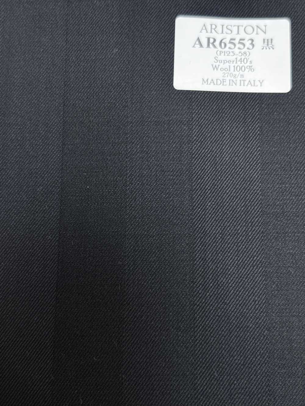 AR6553 ARISTON Super 140's Listra Preta[Têxtil] HOSOI SYOJI