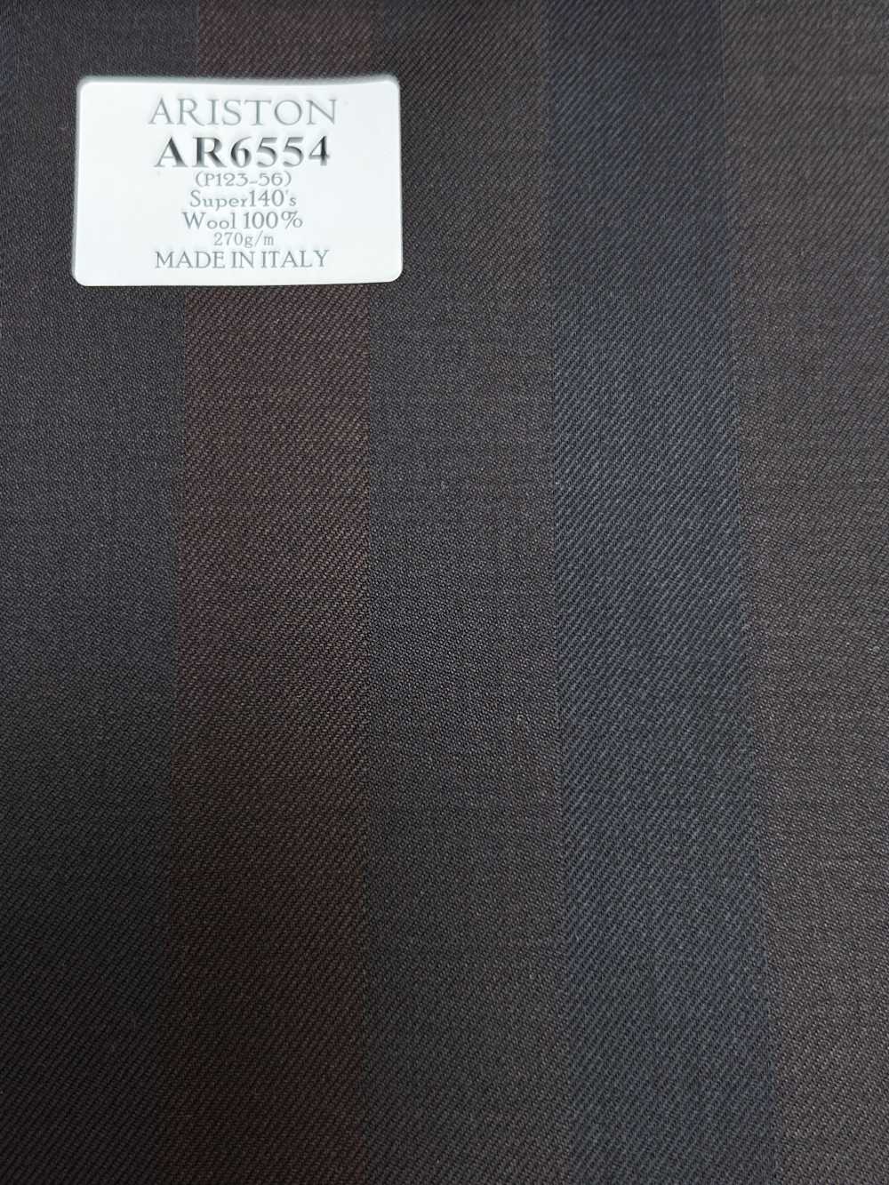 AR6554 ARISTON Super140's Listras Marrons[Têxtil] HOSOI SYOJI