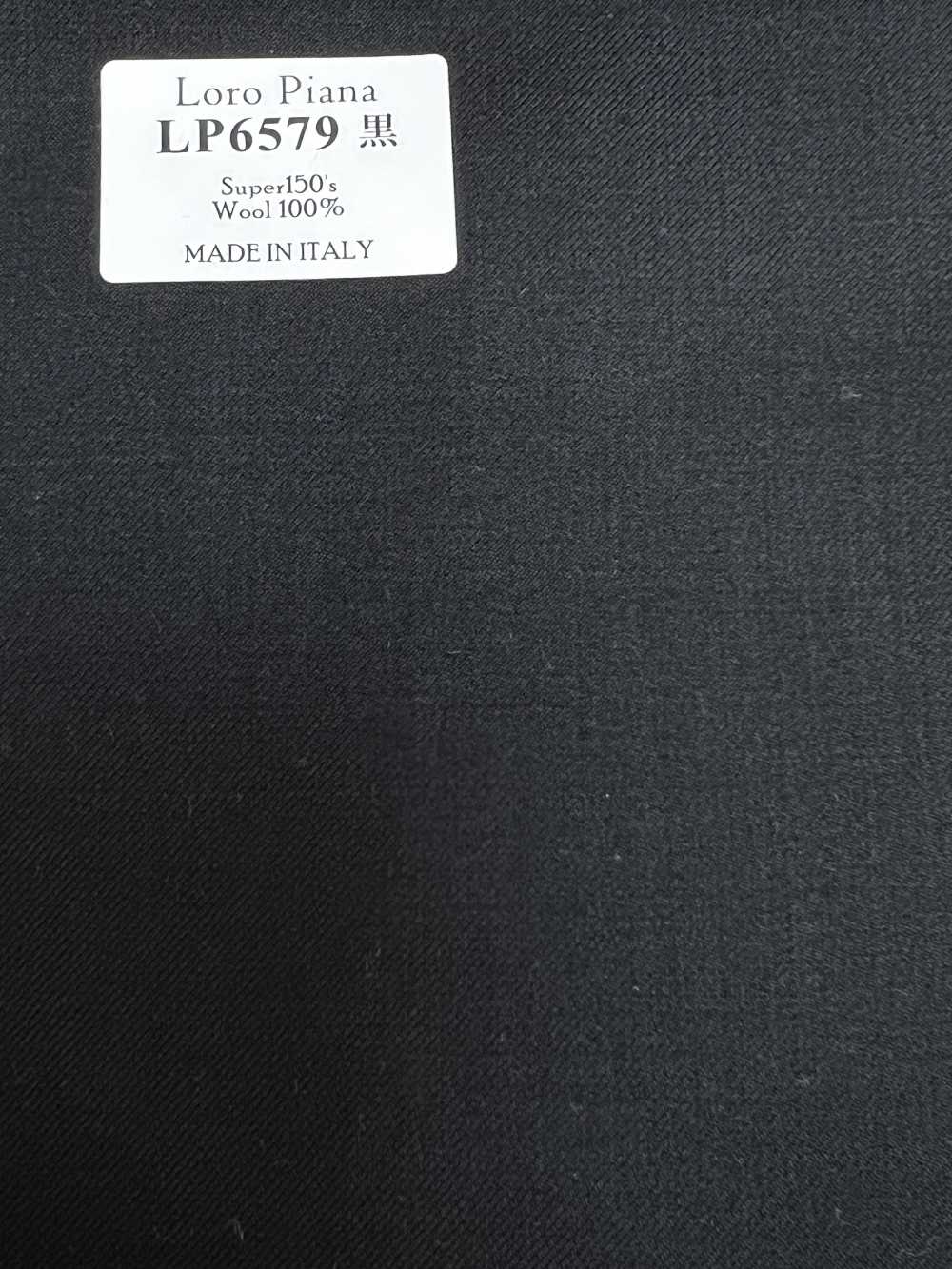 LP6579 Loro Piana Super150's Preto liso[Tecido] HOSOI SYOJI