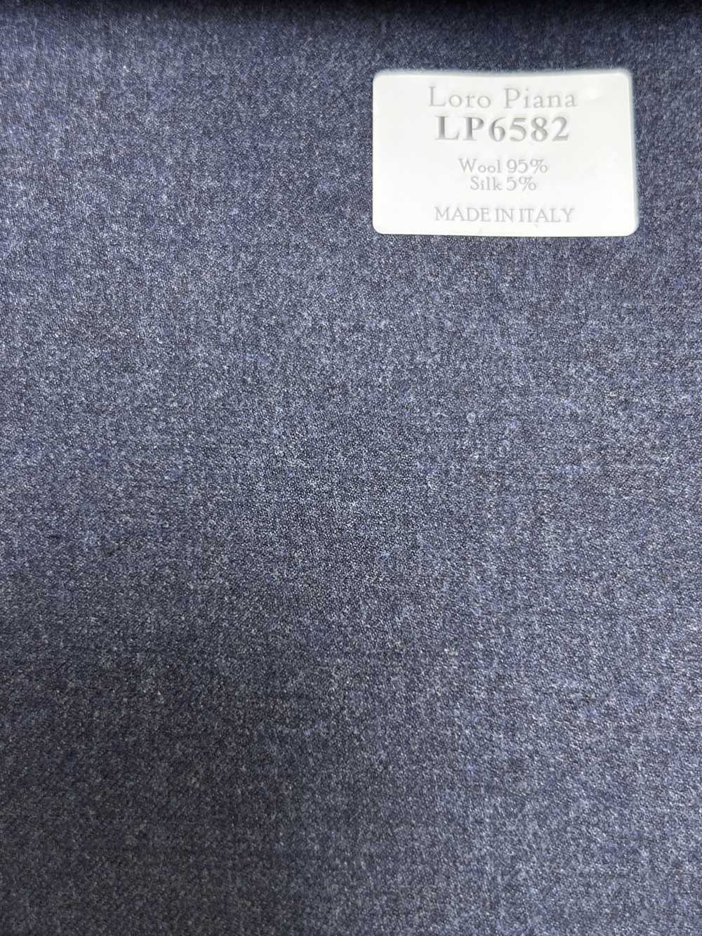 LP6582 Loro Piana Azul-marinho Sem padrão[Tecido] HOSOI SYOJI
