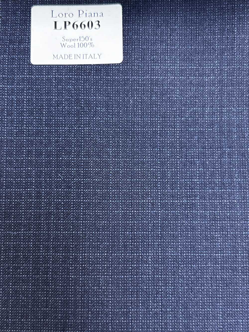 LP6603 Loro Piana Super150's Xadrez Azul-Marinho[Tecido] HOSOI SYOJI