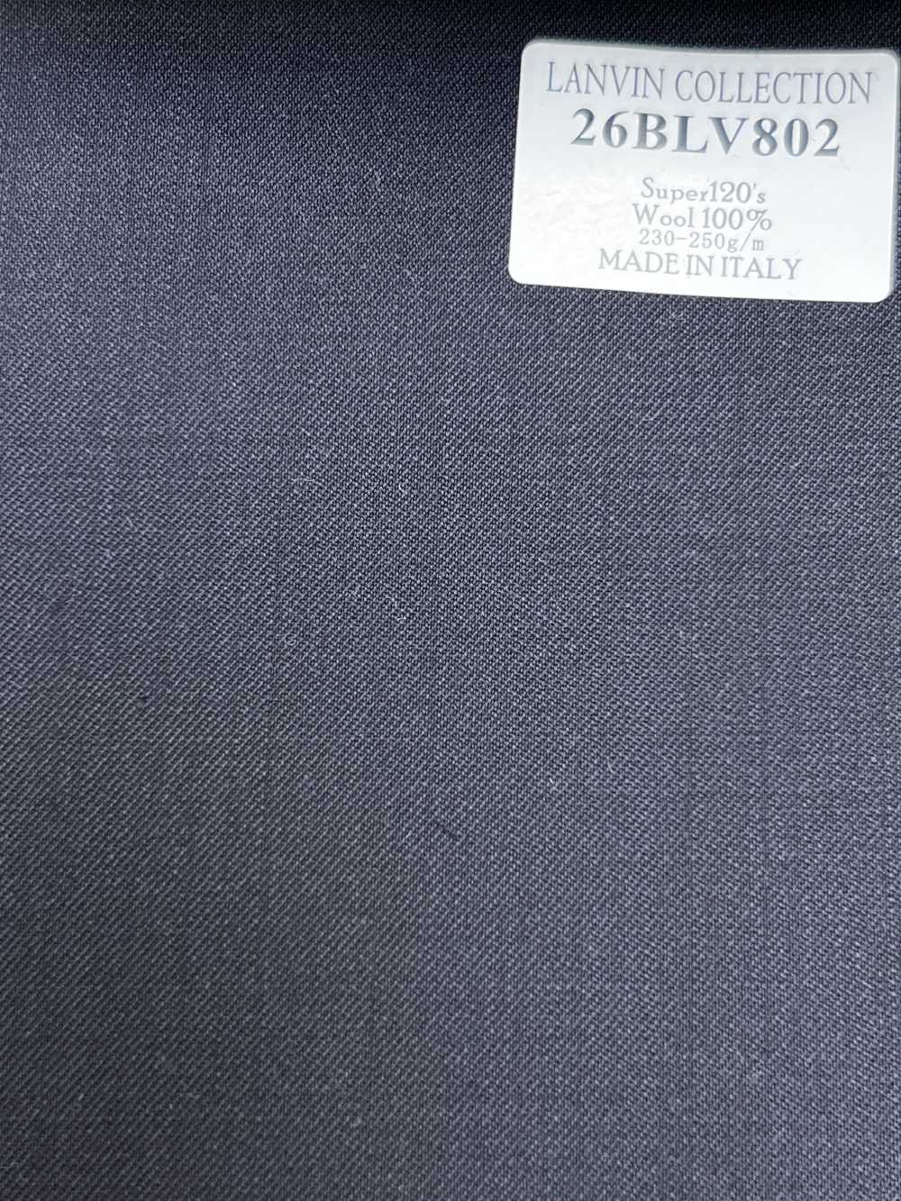 26BLV802 LANVIN COLLECTION Super120's Azul-marinho escuro Sem padrão[Têxtil] HOSOI SYOJI