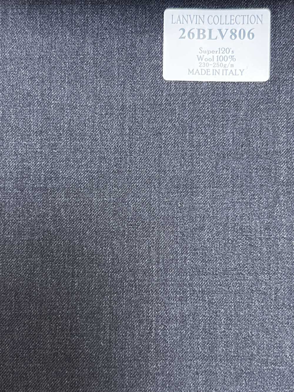 26BLV806 LANVIN COLLECTION Super120's Cinza Liso[Têxtil] HOSOI SYOJI