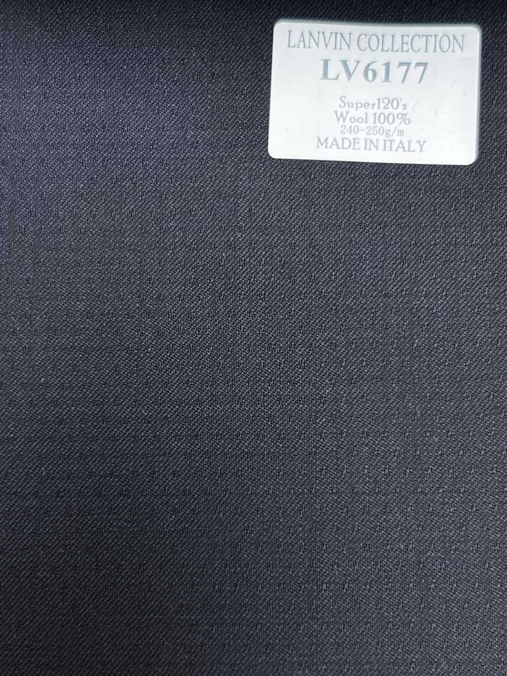 LV6177 LANVIN COLLECTION Super120's Poá Preto[Tecido] HOSOI SYOJI