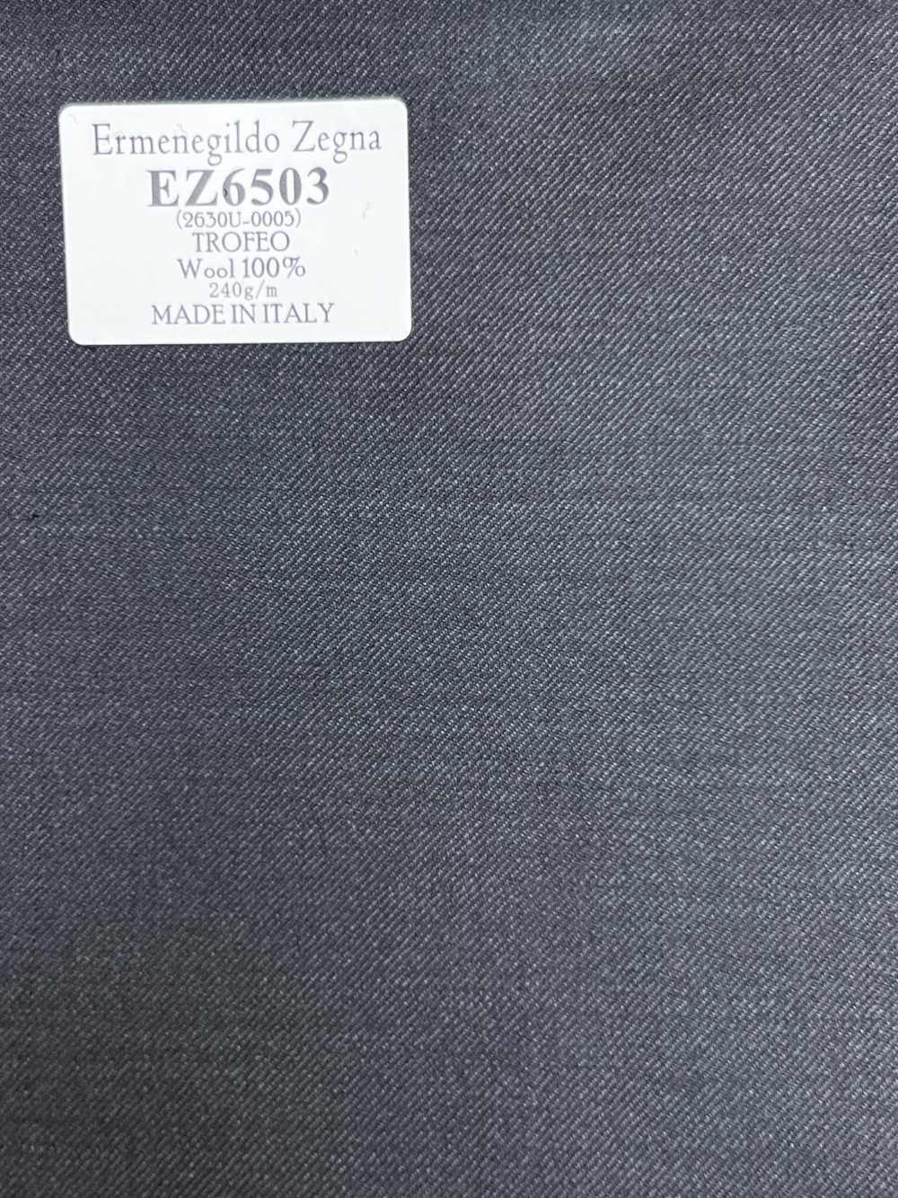 EZ6503 Ermenegildo Zegna TROFEO Cinza escuro liso[Tecido] HOSOI SYOJI