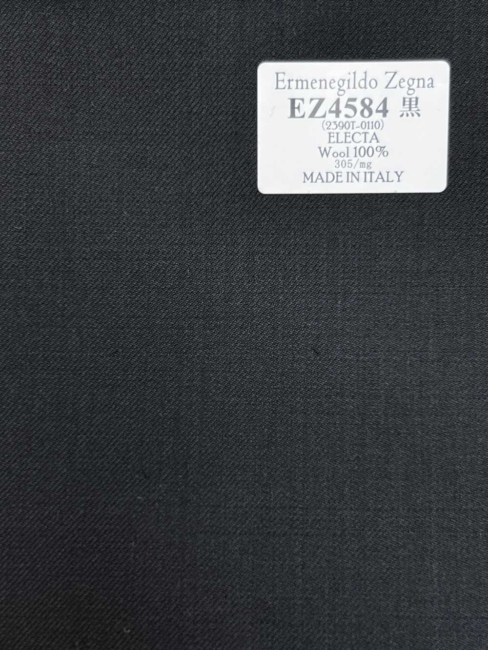 EZ4584 Ermenegildo Zegna ELECTA Preto liso[Tecido] HOSOI SYOJI