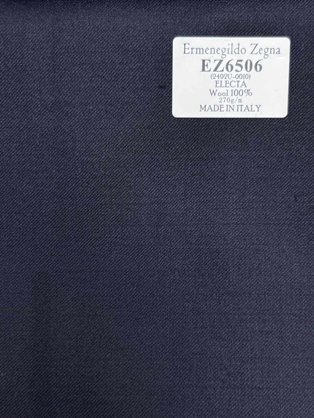 EZ6506 Ermenegildo Zegna ELECTA Azul-marinho escuro liso[Tecido] HOSOI SYOJI