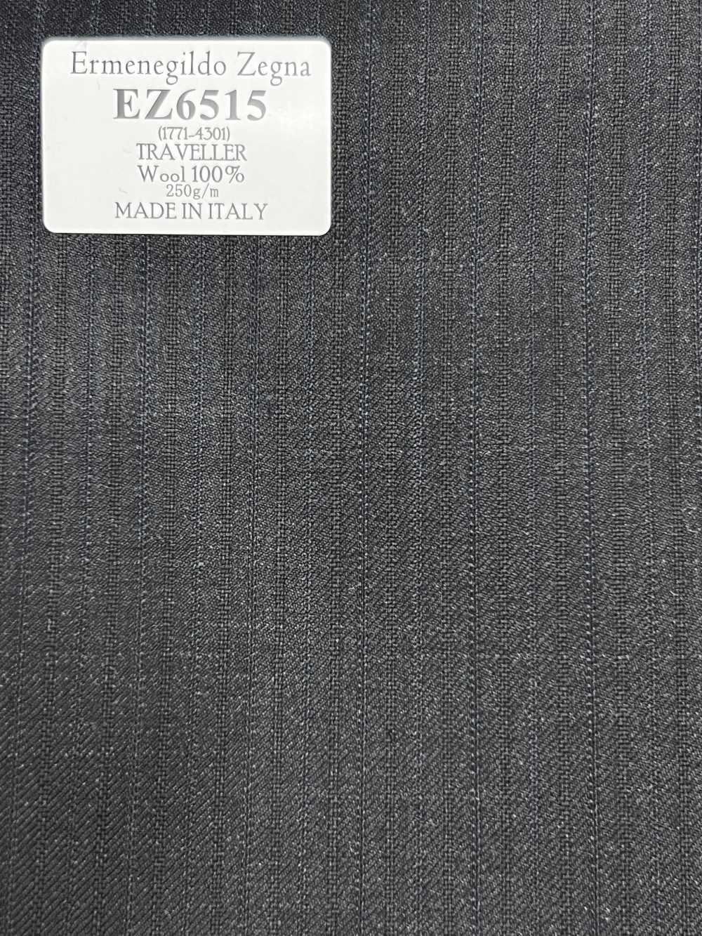 EZ6515 Ermenegildo Zegna TRAVELLER Lista cinza-escura × azul-marinho[Tecido] HOSOI SYOJI