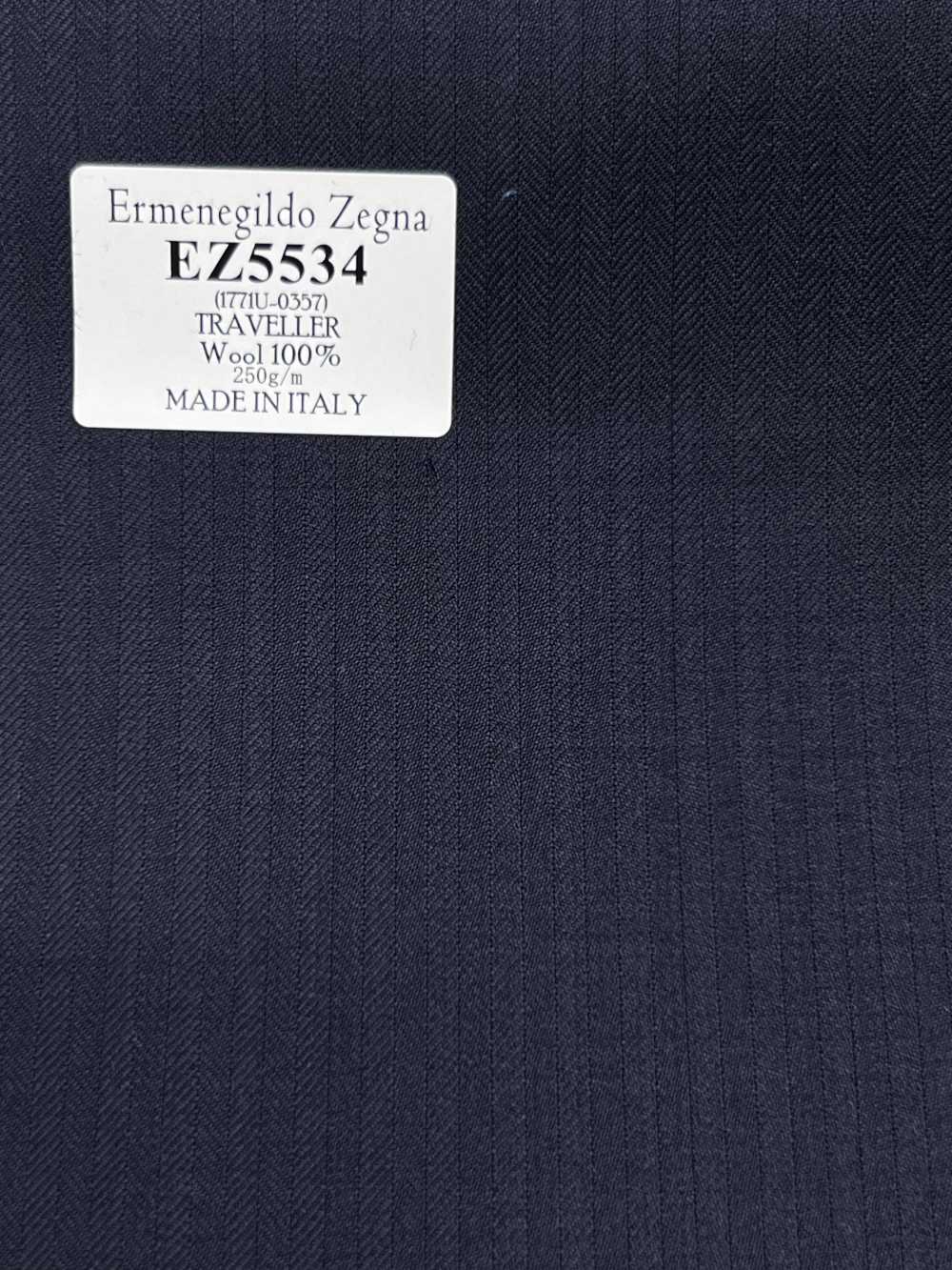 EZ5534 Ermenegildo Zegna TRAVELLER Listras Azul-Marinho[Tecido] HOSOI SYOJI