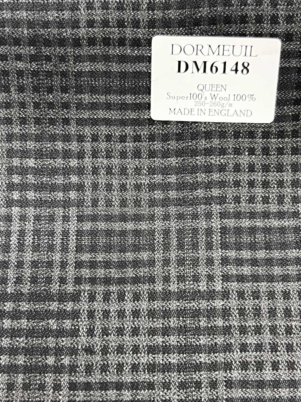 DM6148 DORMEUIL QUEEN Super100's Xadrez cinza[Tecido] HOSOI SYOJI