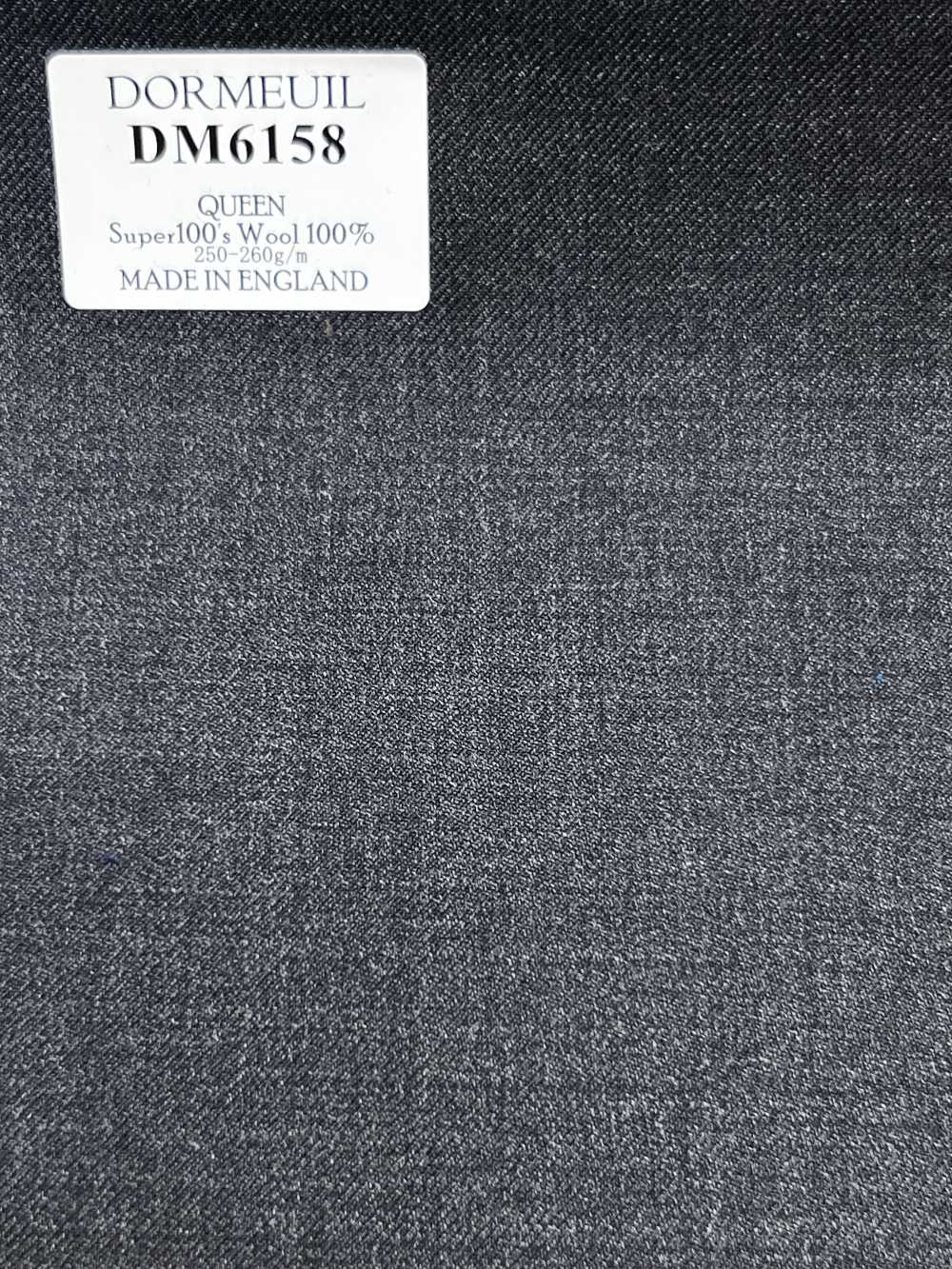 DM6158 DORMEUIL QUEEN Super100's Cinza Liso[Tecido] HOSOI SYOJI