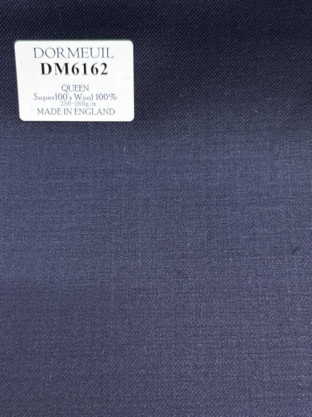 DM6162 DORMEUIL QUEEN Super 100's azul-marinho liso[Tecido] HOSOI SYOJI