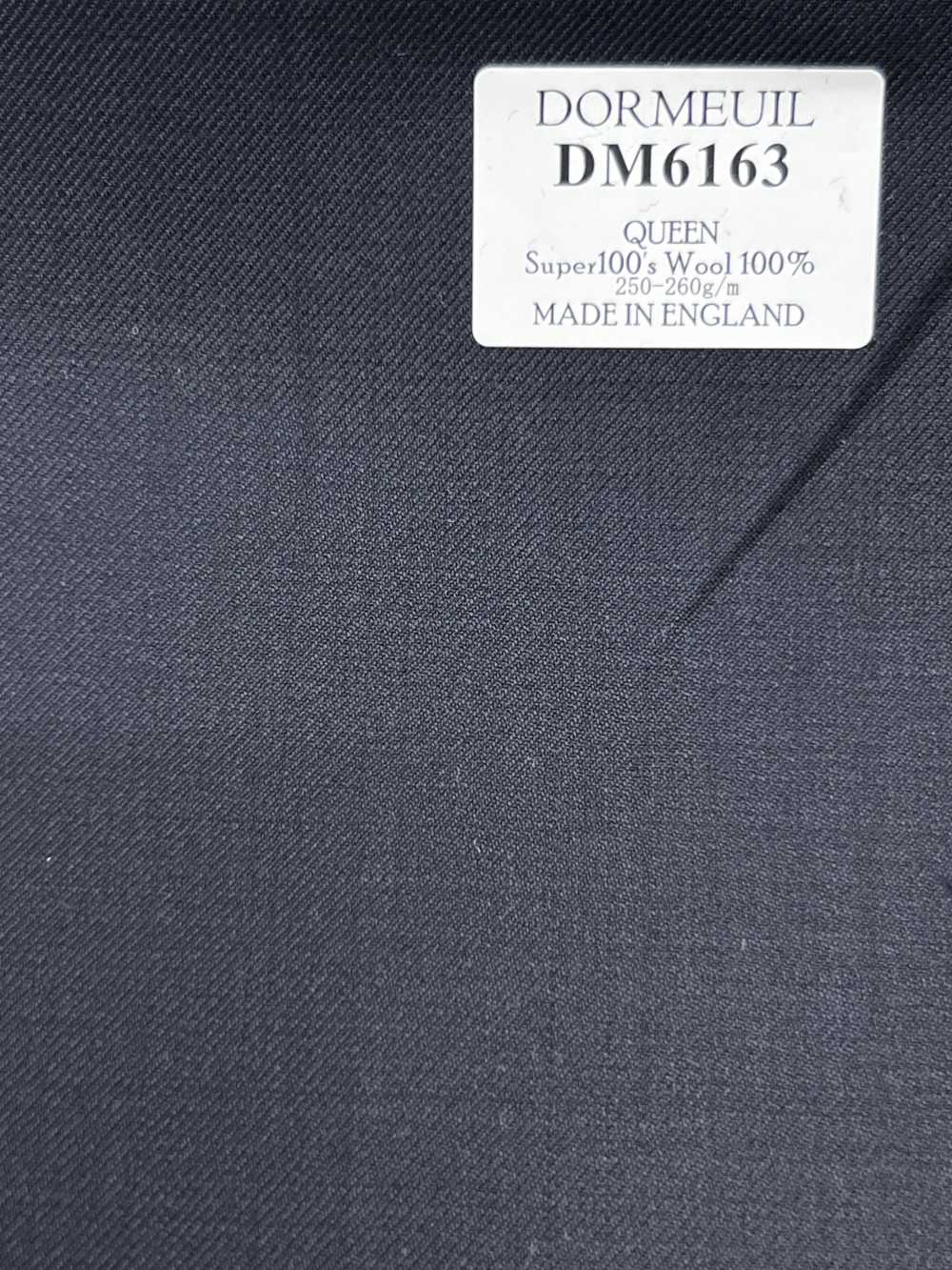 DM6163 DORMEUIL QUEEN Super100's Azul-marinho escuro liso[Tecido] HOSOI SYOJI