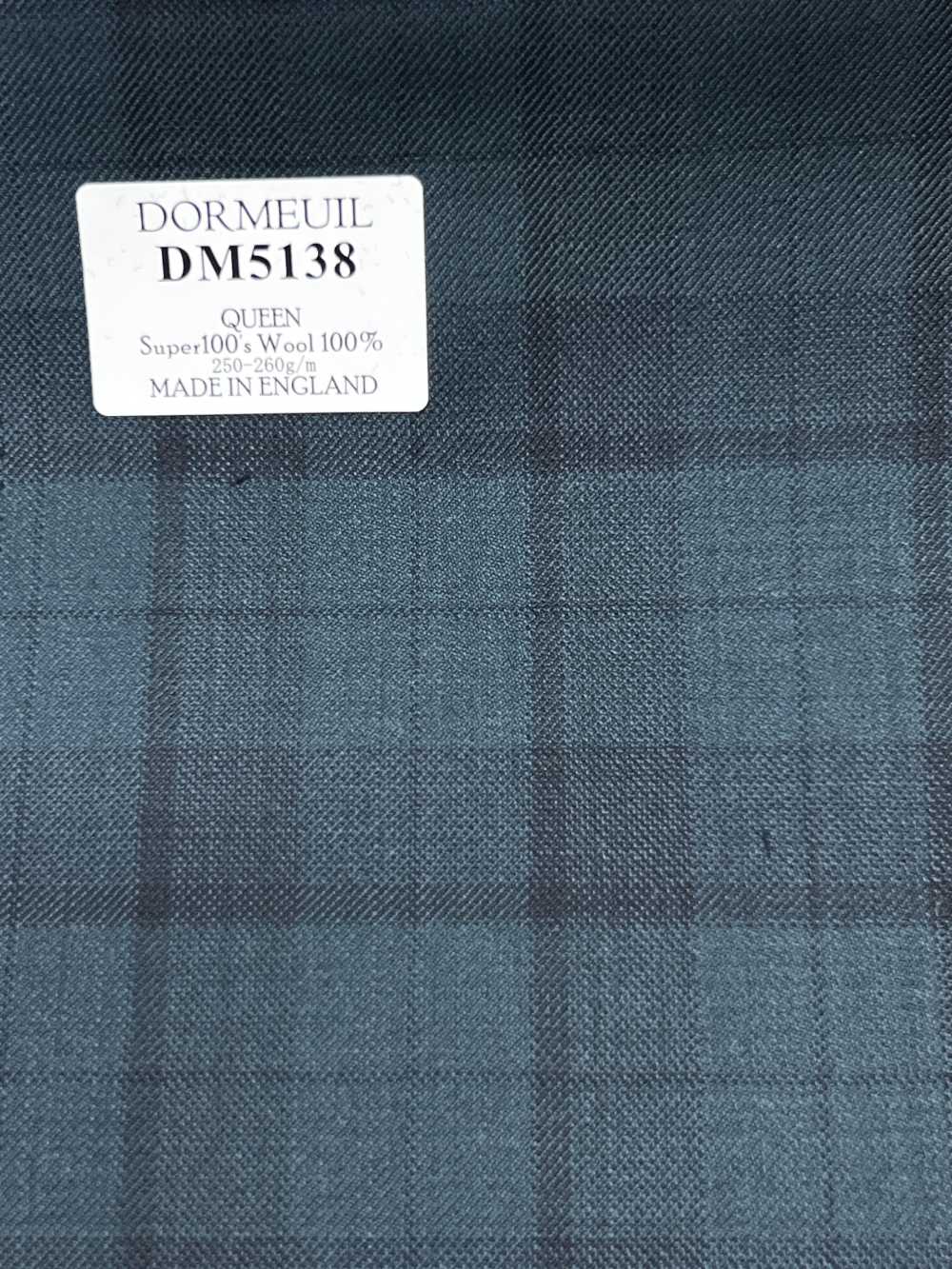 DM5138 DORMEUIL QUEEN Super 100's Xadrez Verde[Tecido] HOSOI SYOJI