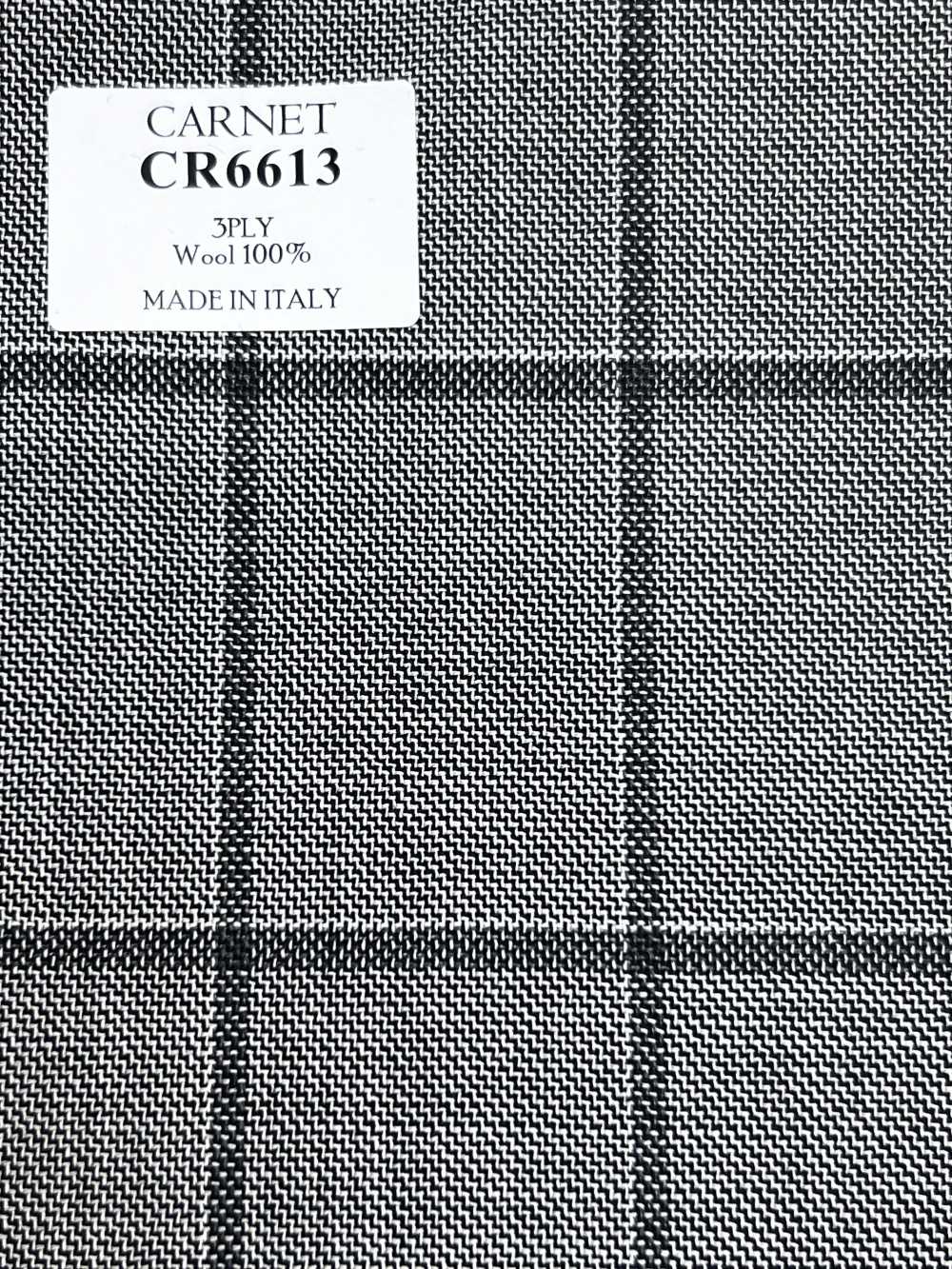 CR6613 CARNET xadrez cinza-claro 3 cabos[Tecido] HOSOI SYOJI