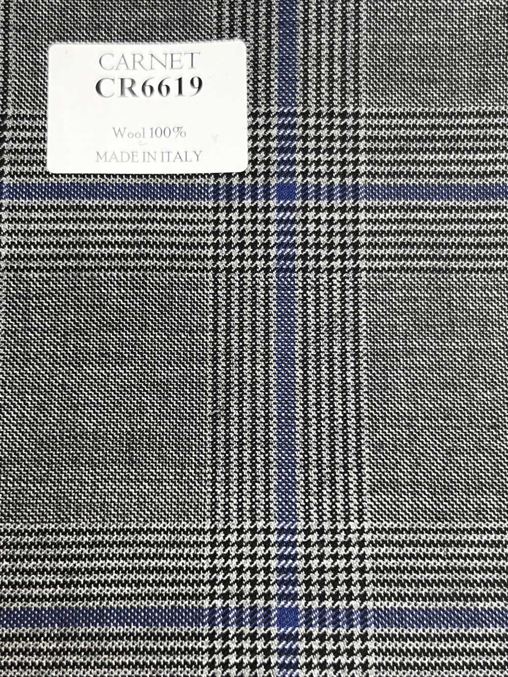 CR6619 CARNET Xadrez cinza e azul[Tecido] HOSOI SYOJI