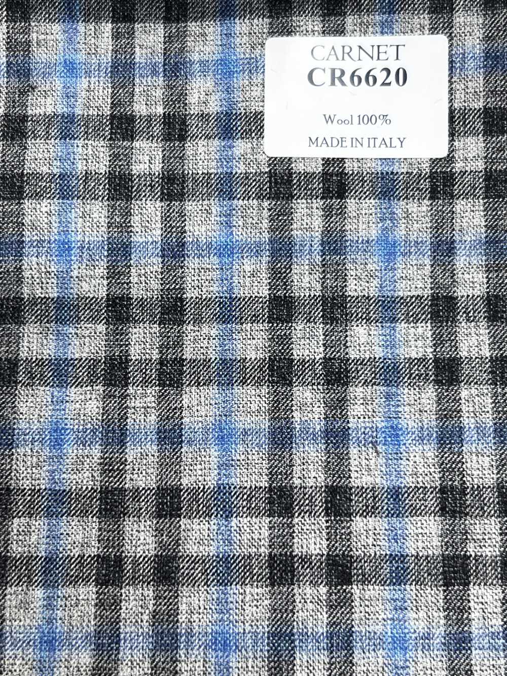CR6620 CARNET Xadrez cinza e azul[Tecido] HOSOI SYOJI