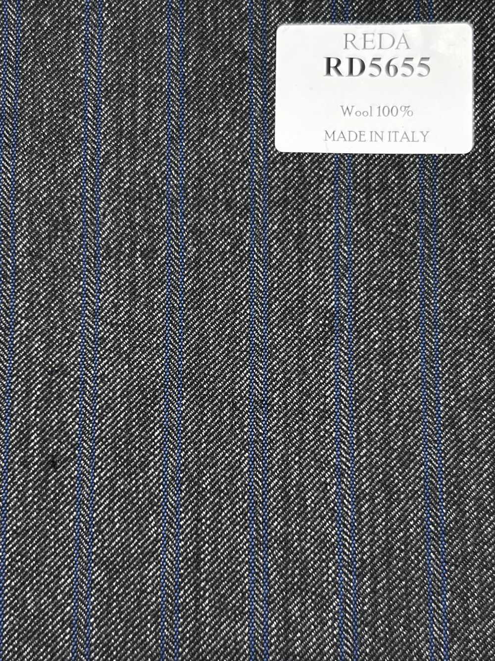 RD5655 REDA Listrado Cinza × Azul[Tecido] HOSOI SYOJI