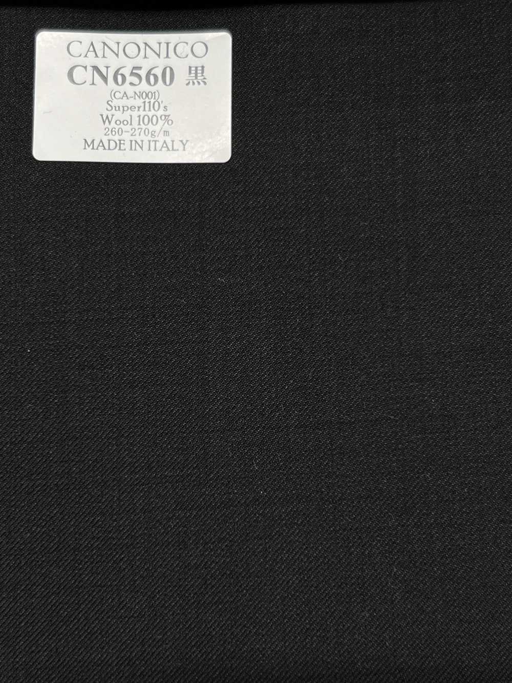 CN6560 CANONICO Super110's Liso preto[Têxtil] HOSOI SYOJI
