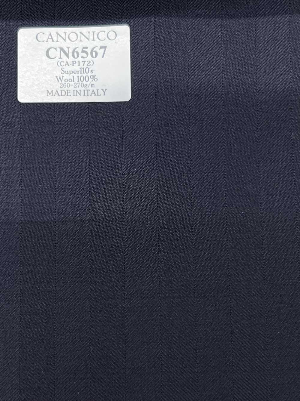 CN6567 CANONICO Super110's Listra Azul-Marinho Escuro[Tecido] HOSOI SYOJI