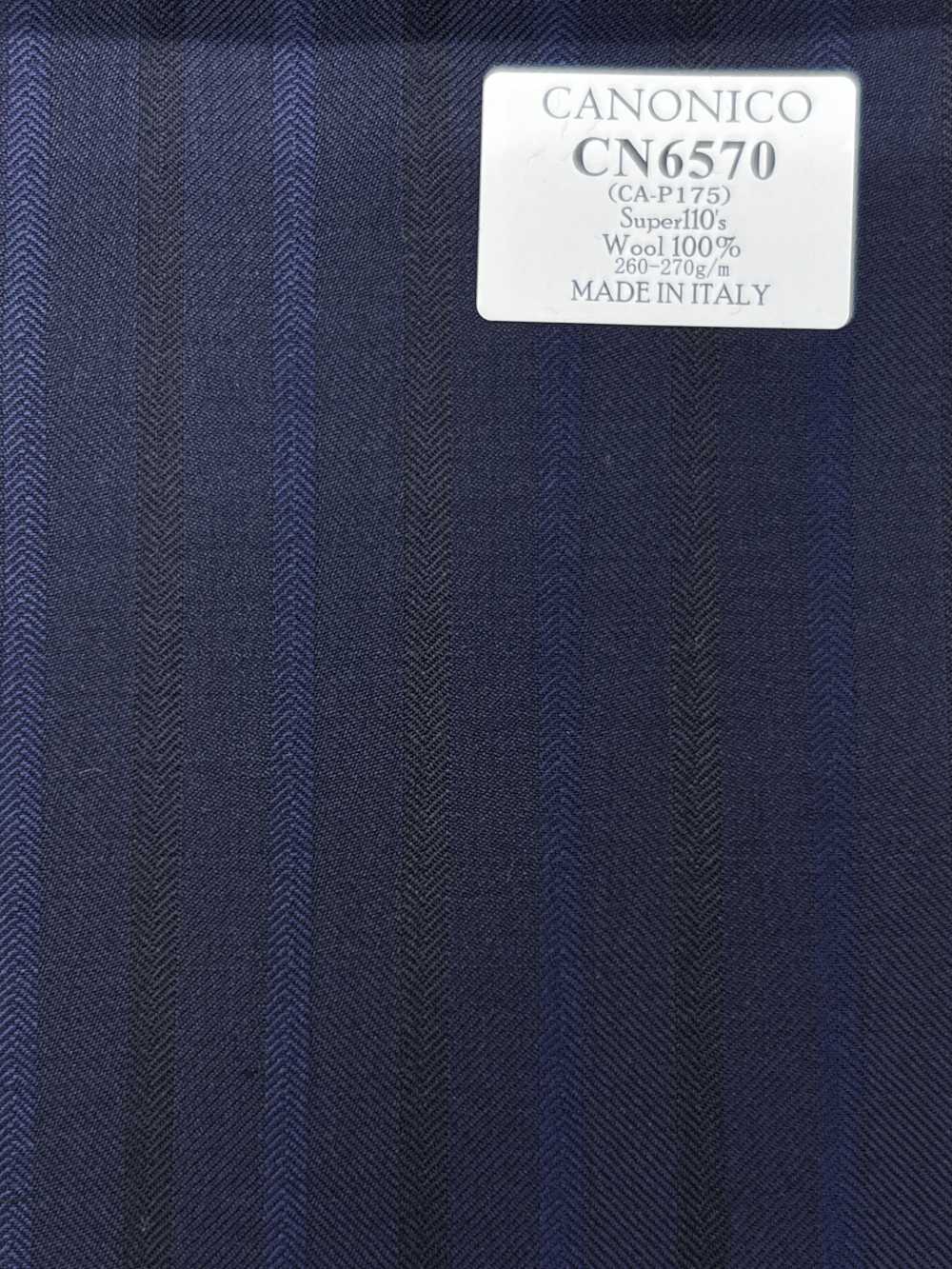 CN6570 CANONICO Super110's Listra azul-marinho[Tecido] HOSOI SYOJI