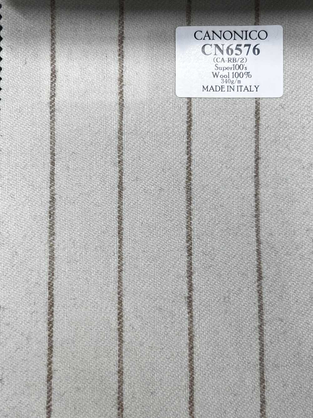 CN6576 CANONICO Super110's Listra marfim × bege[Tecido] HOSOI SYOJI