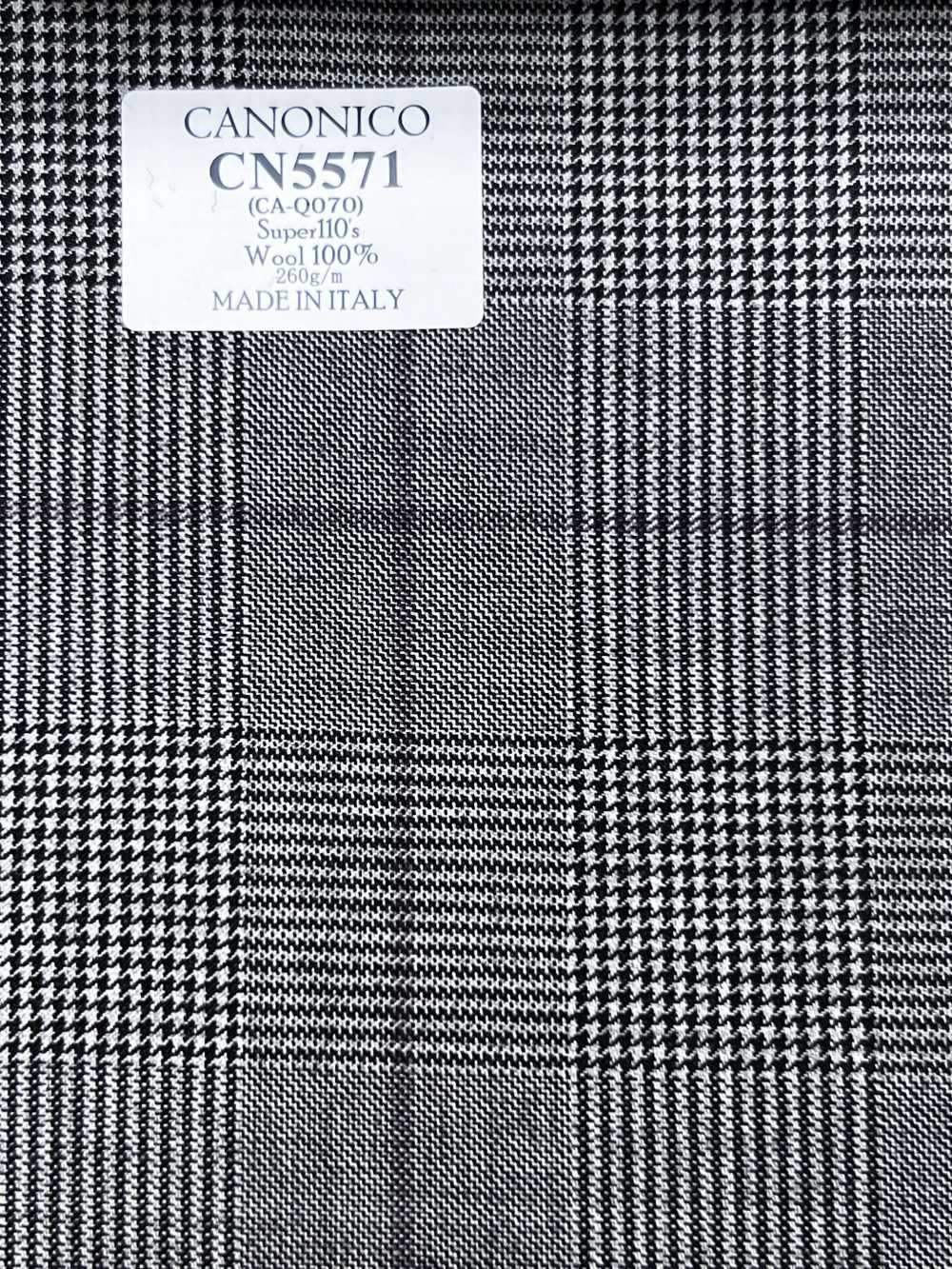 CN5571 CANONICO Super110's Xadrez cinza-claro e roxo[Têxtil] HOSOI SYOJI