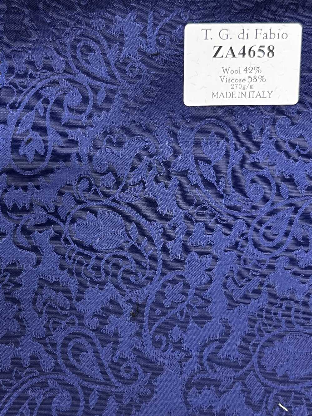 ZA4658 T.G.di Fabio Jacquard Paisley Azul[Tecido] HOSOI SYOJI