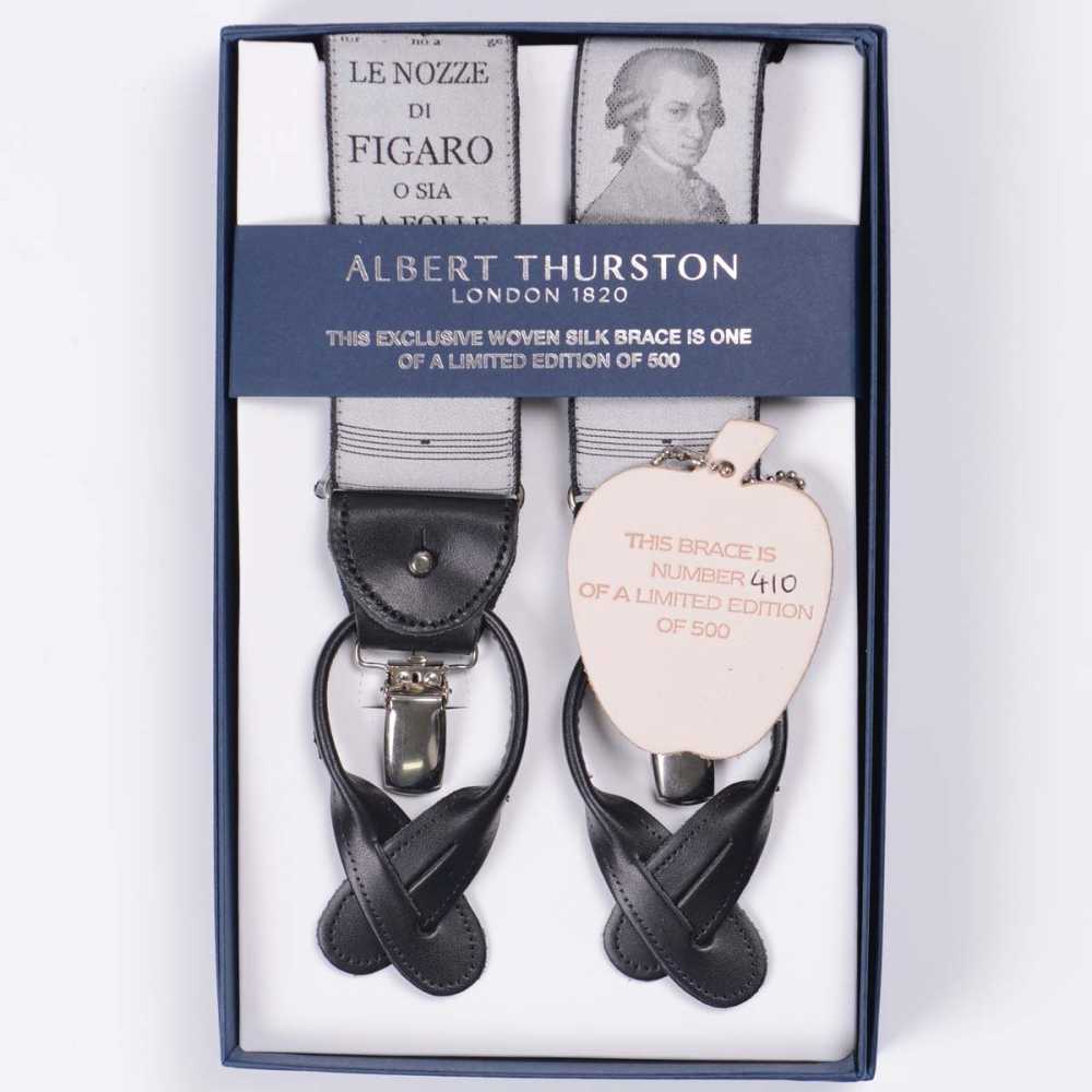 AT-2289 Albert Thurston Suspenders Edição Limitada 40mm Mozart[Acessórios Formais] ALBERT THURSTON