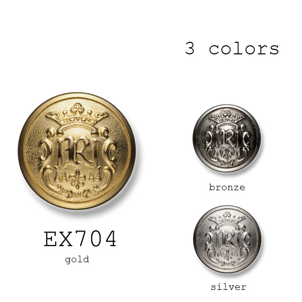 EX704 Botões De Metal Para Roupas E Jaquetas Domésticas[Botão] Yamamoto(EXCY)