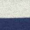 Branco sujo × azul