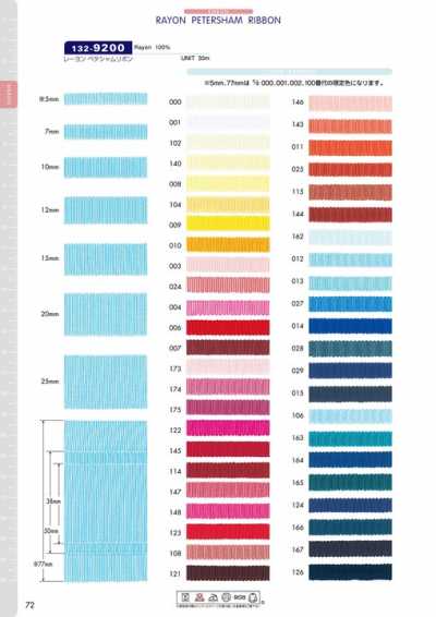 132-9200 Fita de Rayon Petajam