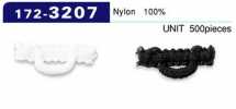 172-3207 Botão Loop Woolly Nylon Tipo Horizontal 22mm (500 Peças)