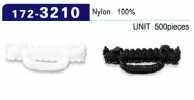 172-3210 Botão Loop Woolly Nylon Tipo Horizontal 26mm (500 Peças)