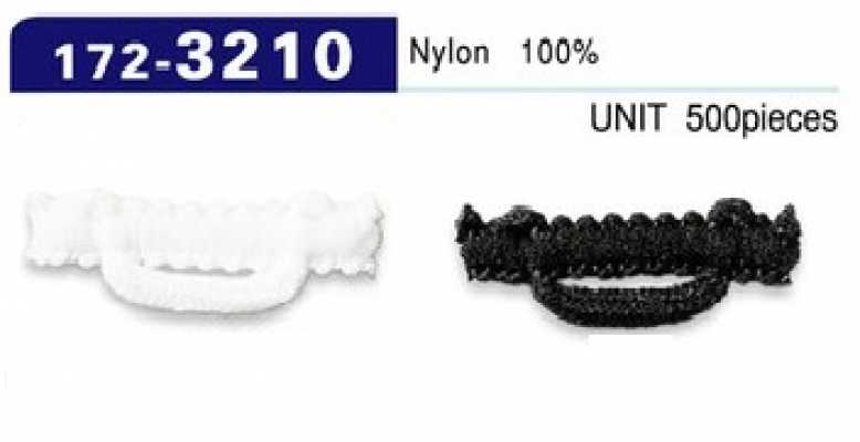 172-3210 Alça para botão, tipo nylon felpudo, horizontal, 26 mm (pacote de 500)