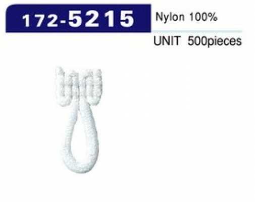 172-5215 Passante de botão tipo nylon felpudo, médio (Qtd 500) 22 mm A x 11 mm L