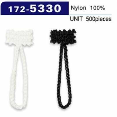 172-5330 Cordão tipo corrente para laço de botão, comprimento total 38 mm (500 peças)