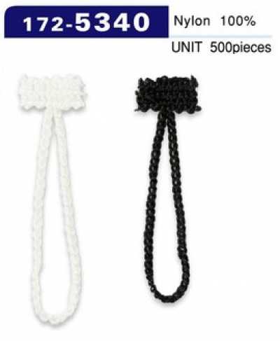 172-5340 Alça para botão, tipo cordão corrente, comprimento total 52 mm (500 peças)