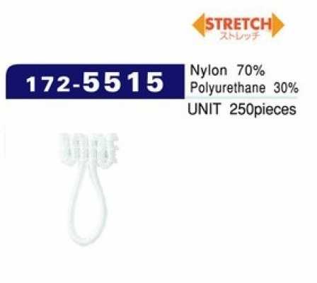 172-5515 Alça para botão tipo spandex, médio (250 peças) 20mm x 10mm