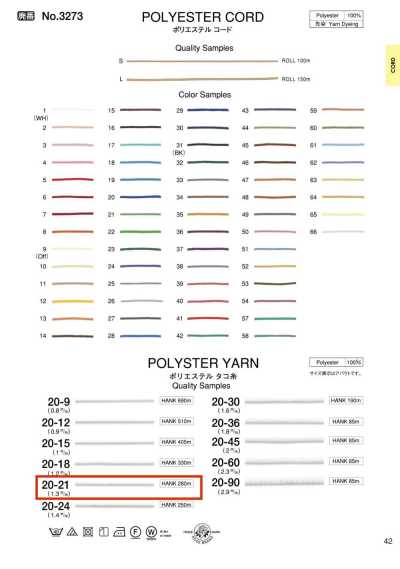 20-21 Cordel de poliéster