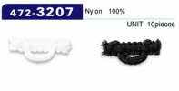 472-3207 Botão Loop Nylon Lã Tipo Horizontal 22mm (10 Peças)