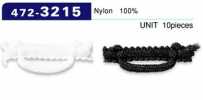 472-3215 Botão Loop Nylon Lã Tipo Horizontal 30mm (10 Peças)