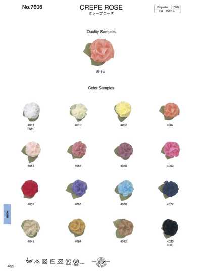 7606 Crepe Rosa