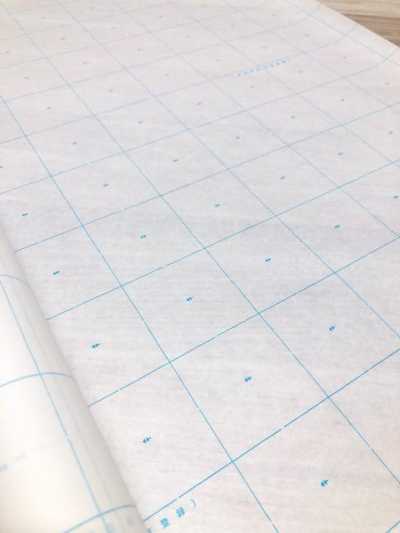78370 Papel para moldes branco Green Cut 78-370 com grade de 5 cm