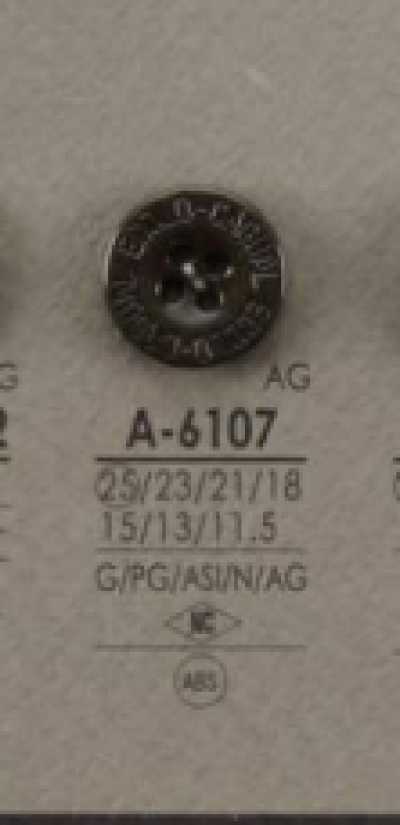 A6107 Botão de resina ABS de 4 furos, acabamento fosco e brilhante
