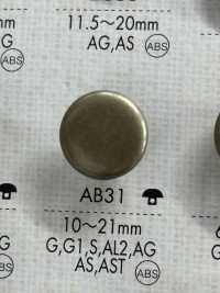 AB31 Botões De Metal Para Camisas E Jaquetas Simples[Botão] DAIYA BUTTON(DAIYA BUTTON) subfoto