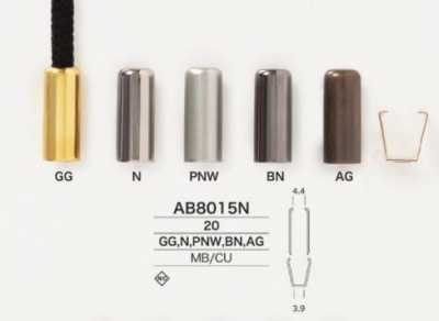 AB8015N Ponteira tubular para cordão